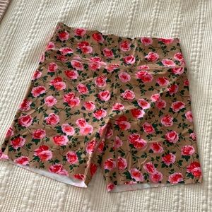 Aerie OFFLINE Floral Bike Shorts
